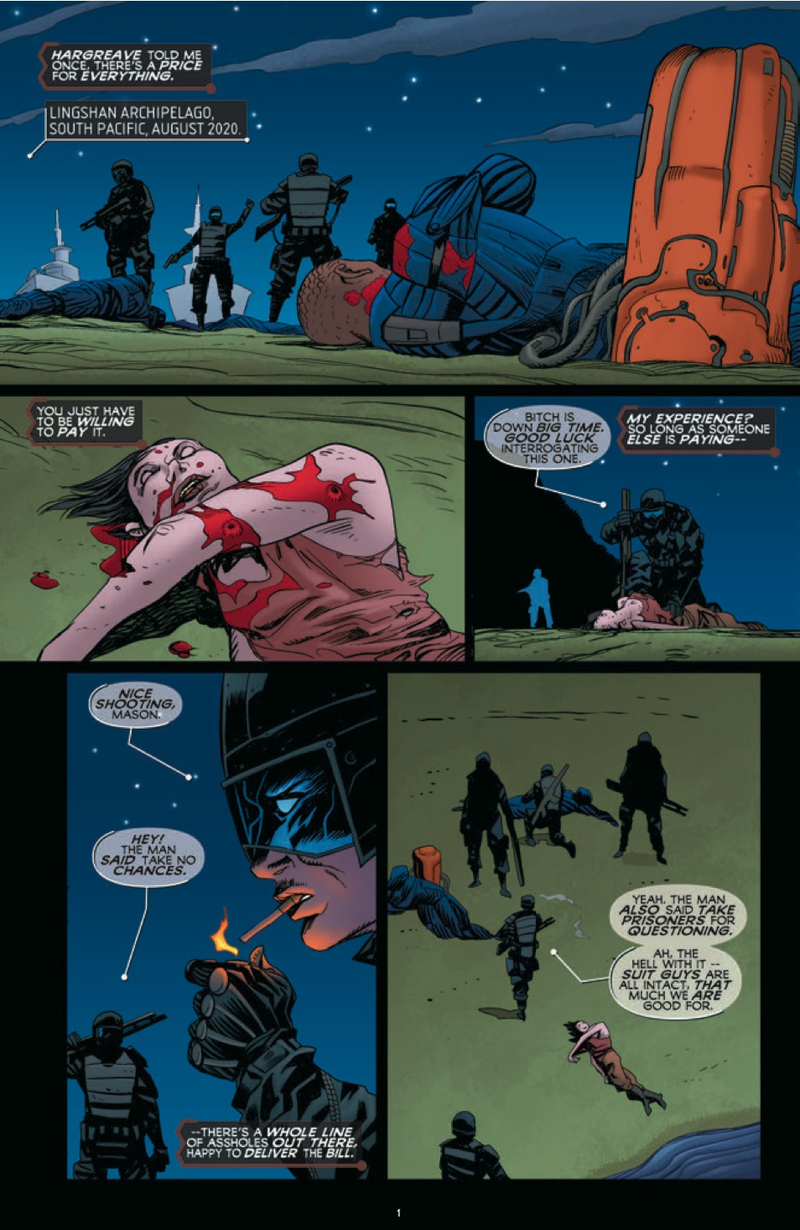 Illustration for article titled Read a seven-page preview of the finale of the Crysis comic book